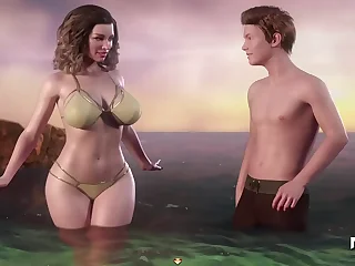 TreasureOfNadia - Beach Cum On Adult Body E2 #79